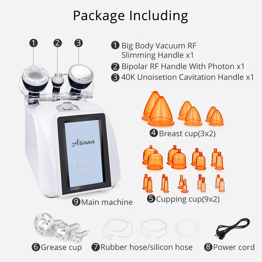 4 in 1 Radio Frequency with Vacuum Suction Cupping image 1