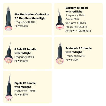 5-in-1 Ultrasonic 40K Cavitation with RF Radio Frequency image 3
