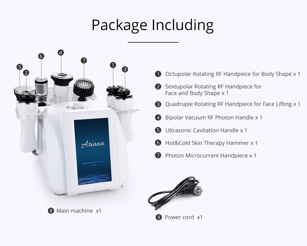8 in 1 Ultrasonic 40K Cavitation with Rotary - Rotating RF image 2