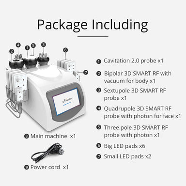 40K Cavitation – RF, Lipo | ArianaSpas Blue 6-in-1 – Ariana Spa