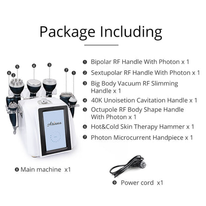 8 in 1 Ultrasonic 40K Cavitation with RF Radio Frequency image 2