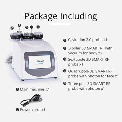 5 In 1 Ultrasonic Cavitation with RF Machine - Portable image 2
