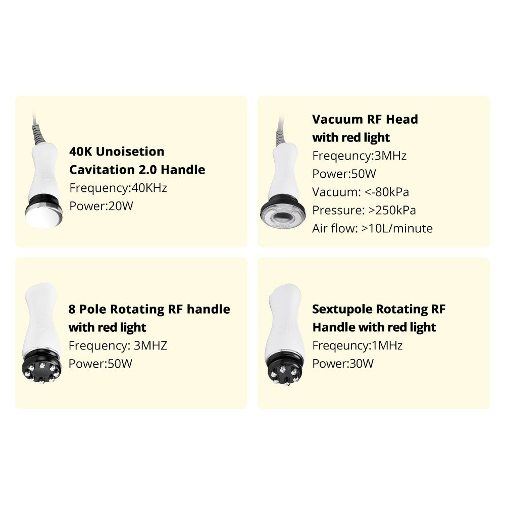 8 in 1 Ultrasonic 40K Cavitation with Rotary - Rotating RF image 3