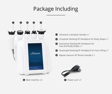 40K Cavitation – Rotating RF | ArianaSpas Navy 5-in-1 – Ariana Spa