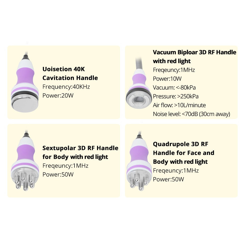 8 in 1 Multipurpose Ultrasonic Cavitation RF Machine image 3