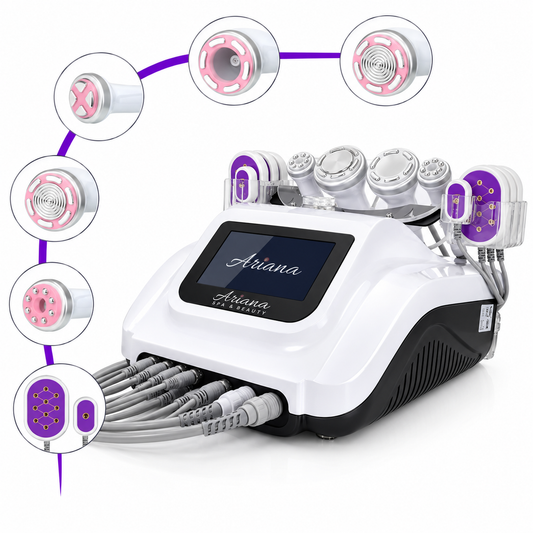 ArianaSpas 30K 5-in-1 cavitation machine with RF and 5mW lipo laser