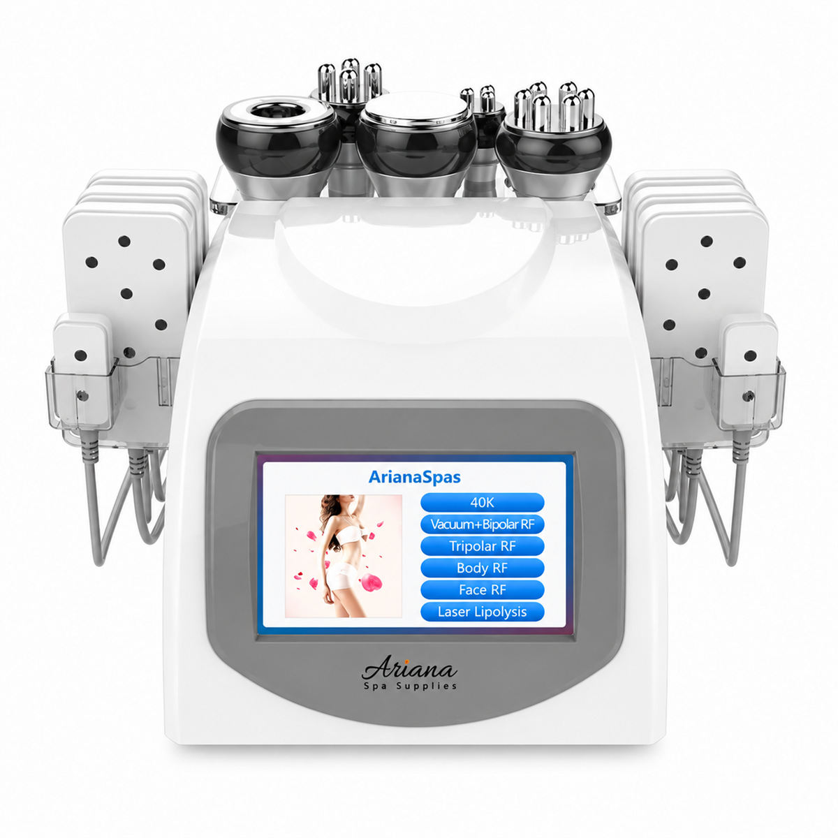 ArianaSpas Blue 6-in-1 professional 40K cavitation, RF and lipo laser machine