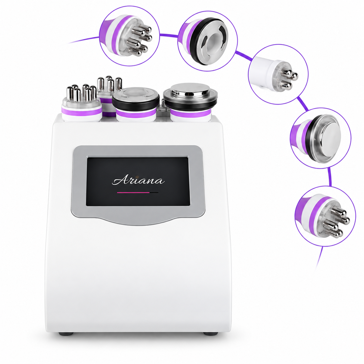 ArianaSpas Purple 5-in-1 40K cavitation machine with RF