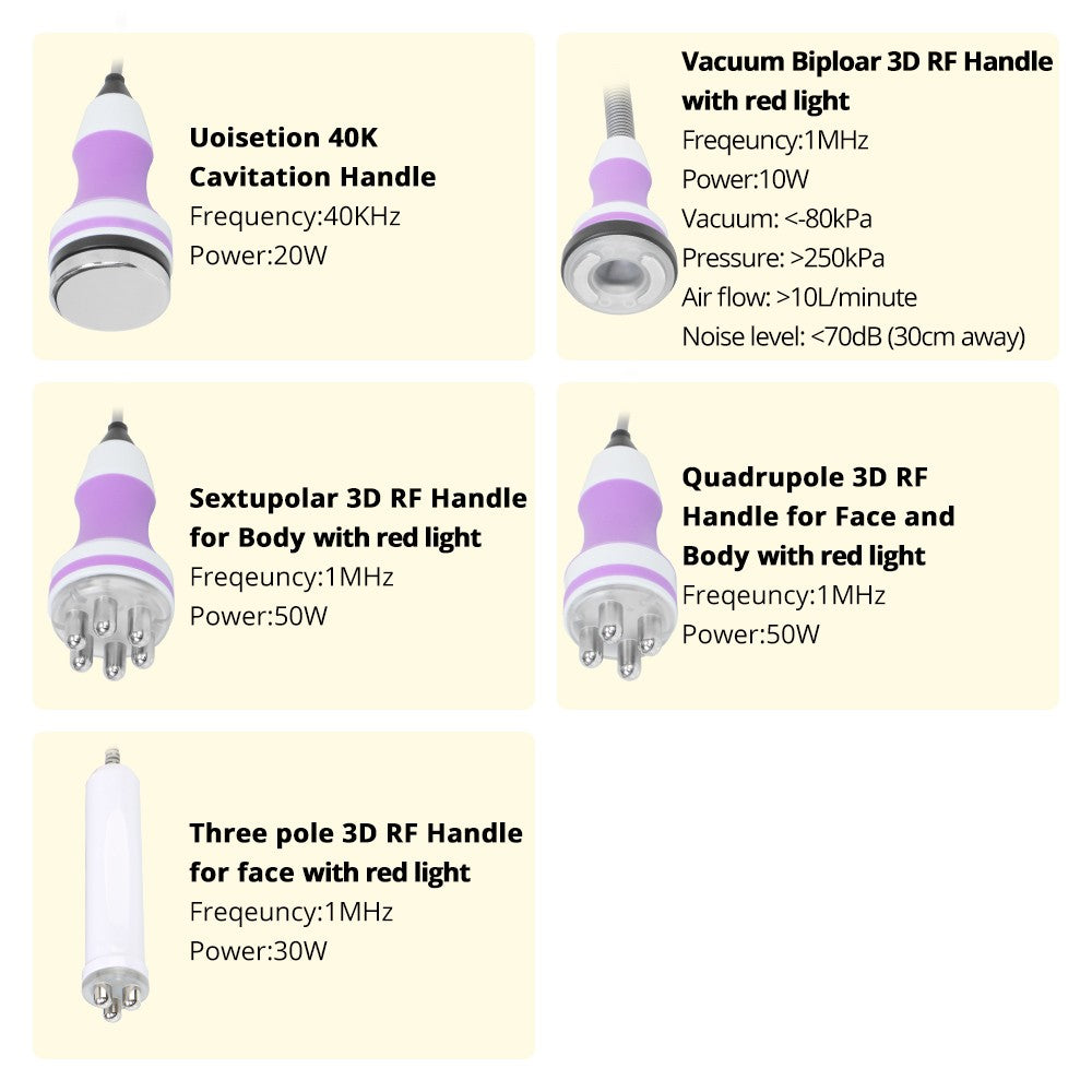 5 In 1 Ultrasonic Cavitation with RF Machine image 3