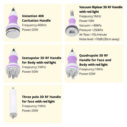 5 In 1 Ultrasonic Cavitation with RF Machine image 3