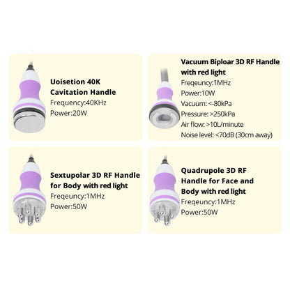 9 in 1 Ultrasonic Cavitation Machine with RF &amp; Lipo Laser Therapy image 3