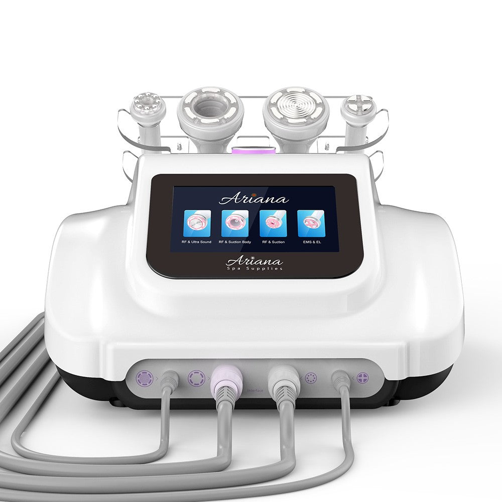 4-in-1 Ultrasonic 30K Cavitation Radio Frequency RF with EMS &amp; EL (Electric Muscle Stimulation and Electroporation) S-Shape Machine image 0