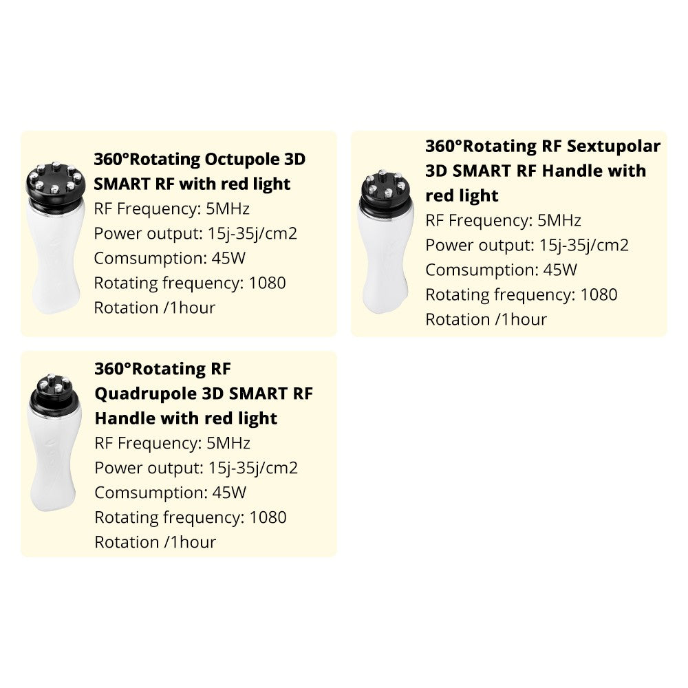 360° Rotating RF Head Radio Frequency Slimming Skin Rejuvenation Beauty Machine image 2