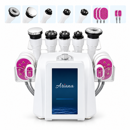 ArianaSpas Navy 6-in-1 40K cavitation machine with rotating RF and lipo laser