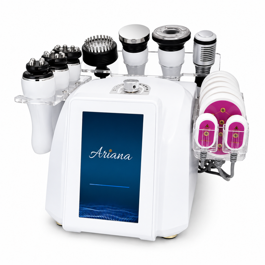 ArianaSpas Navy 9-in-1 40K cavitation machine with rotating RF and lipo laser
