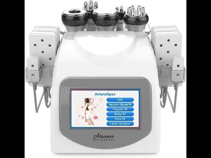 6 in 1 Ultrasonic Cavitation Machine with RF & Lipo Laser Therapy