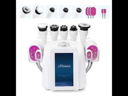 6 in 1 Ultrasonic 40K Cavitation with Rotary - Rotating RF and Lipo Laser